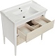 ASB-Woodline Мебель для ванной Лорена 80 белая/бежевая – картинка-28